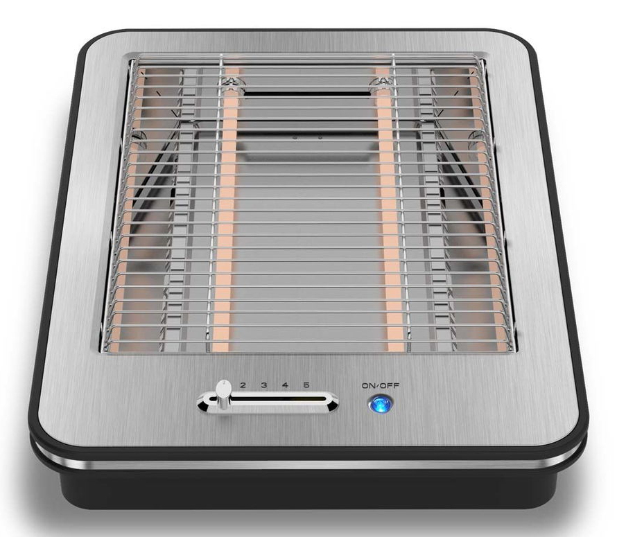 Witt 91610016 brødrister 700 W Sort, Stål