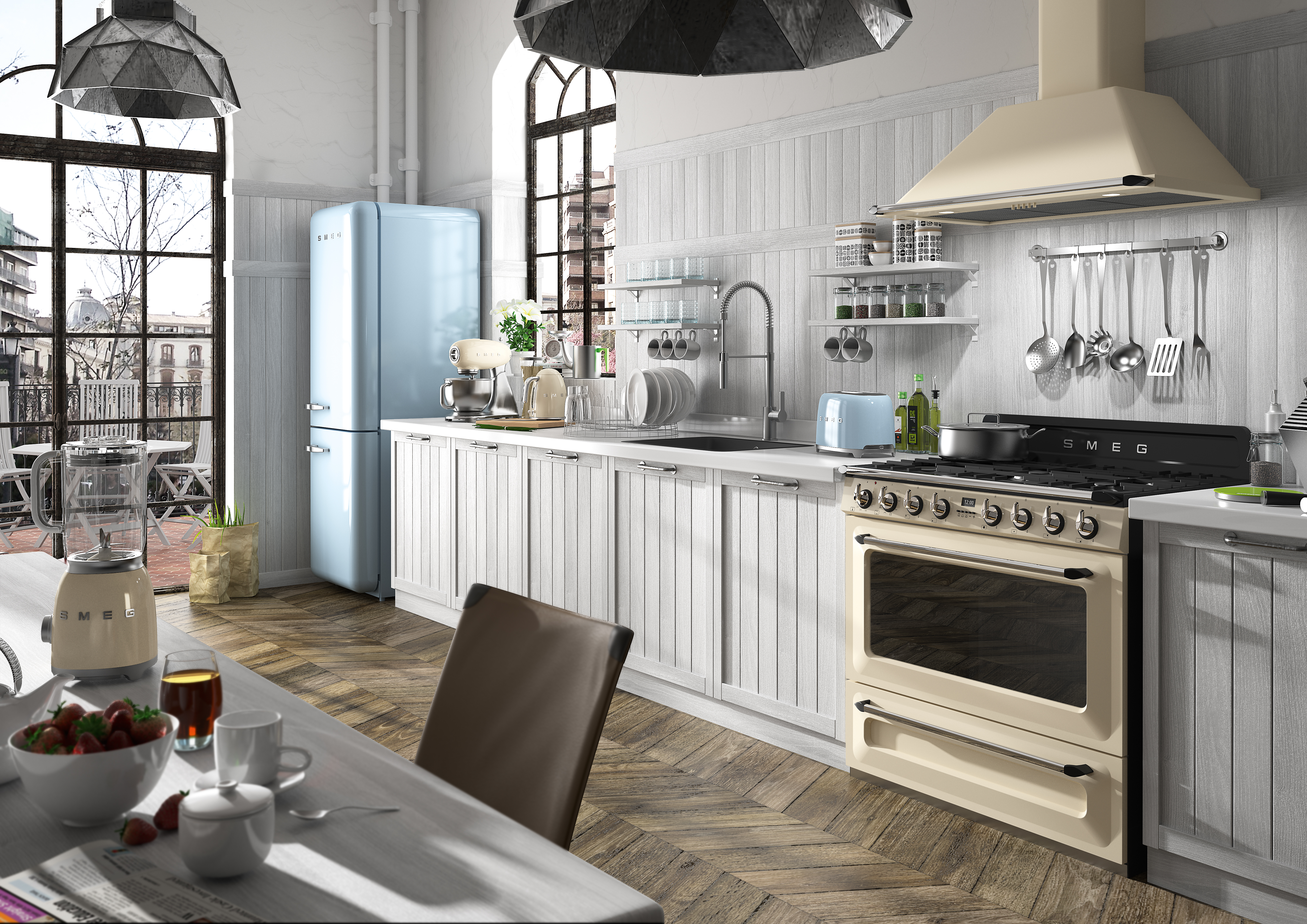 Smeg 50's Style Brødrister TSF01CREU Creme