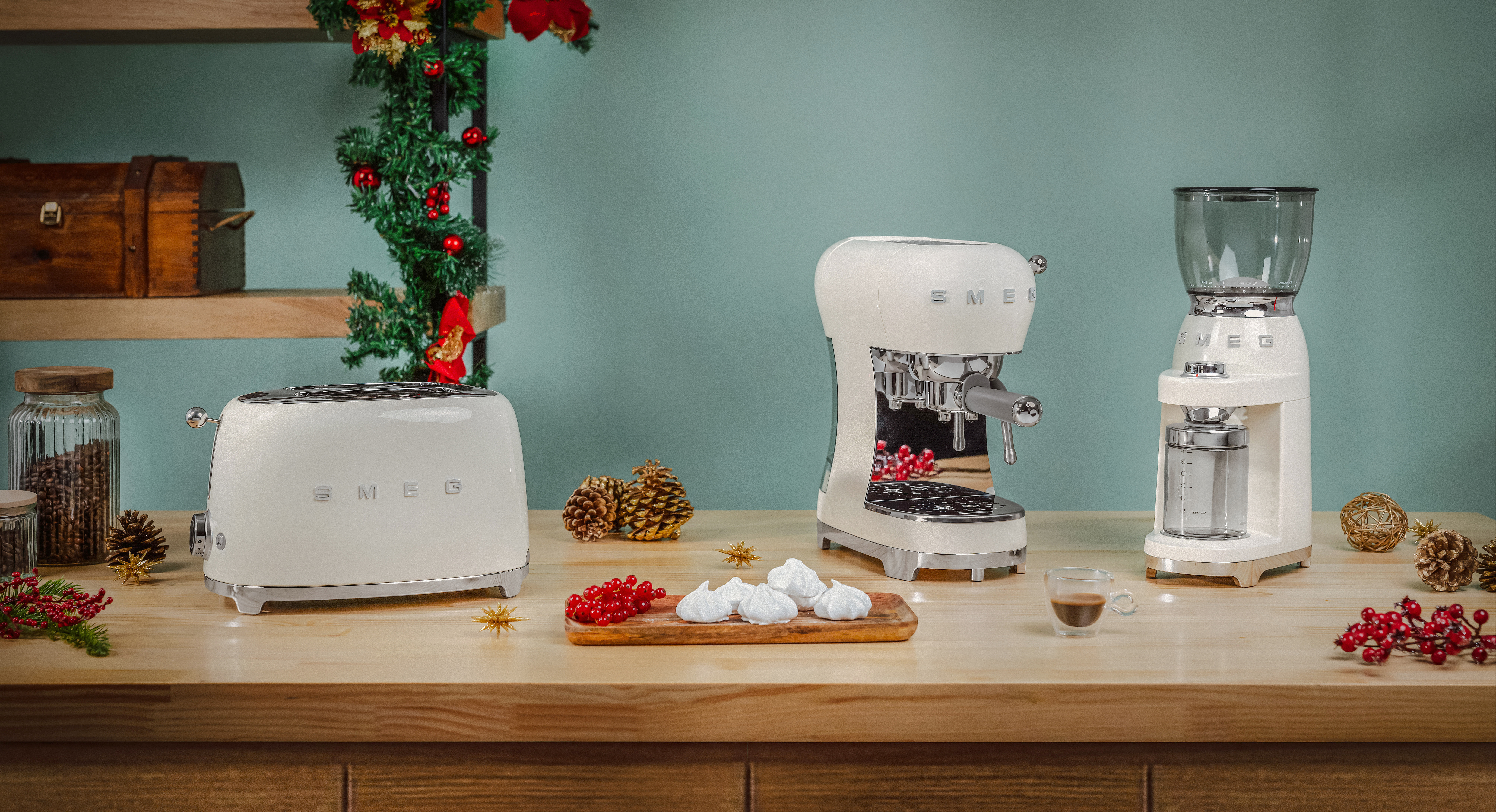 Smeg 50's Style Brødrister TSF01CREU Creme