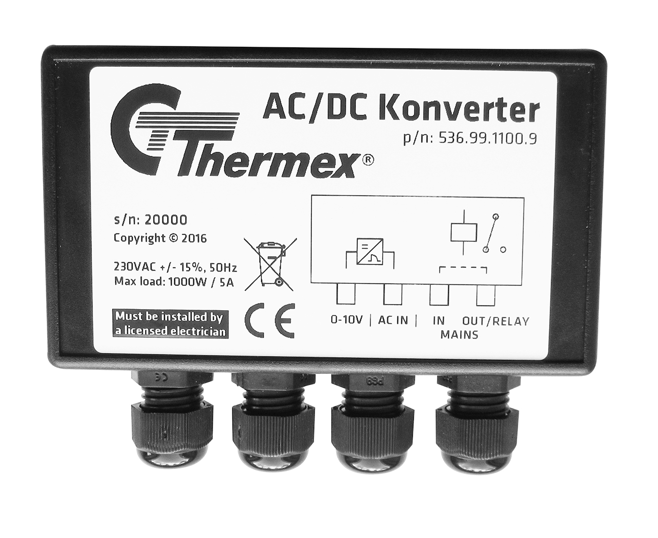 THERMEX 536.99.1100.9 emhætte tilbehør