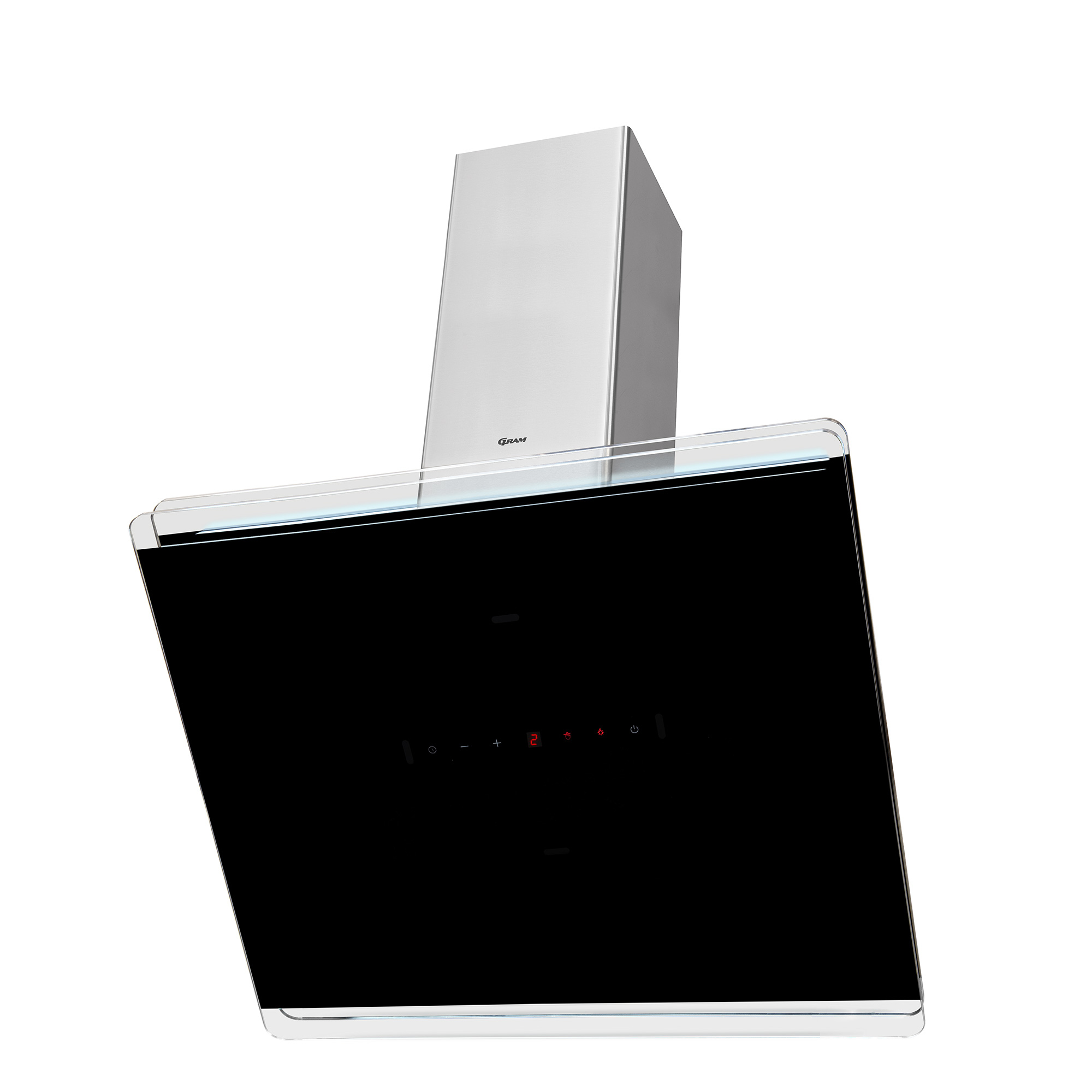 Gram EFS 8660-92 emhætte Vægmonteret Sort 670 m³/t