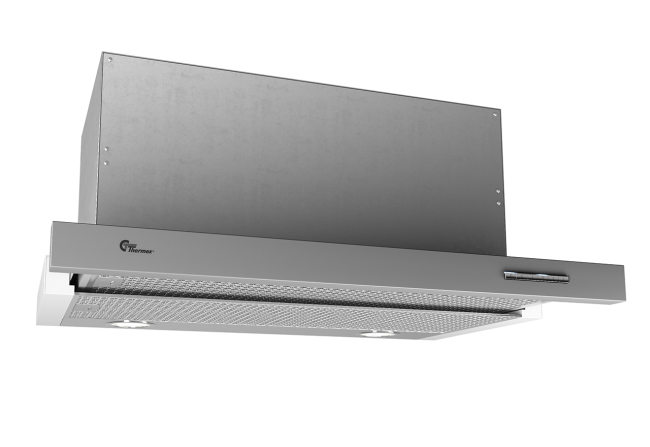 THERMEX SLIM S4 PLUS Semi indbygget (træk ud) Rustfrit stål, Hvid 587 m³/t