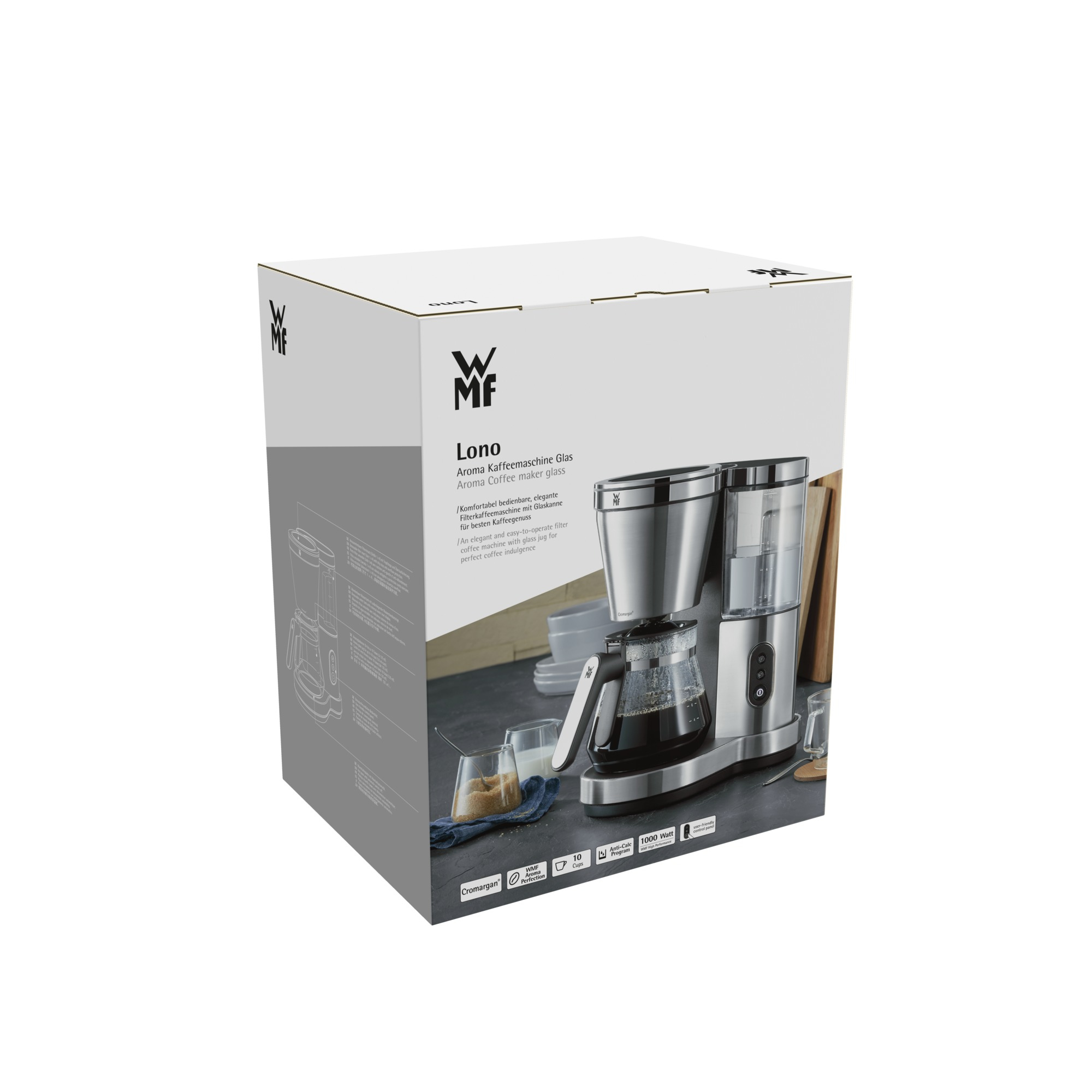 WMF Lono 0412300011 Semi-auto Filter kaffemaskine 1,25 L