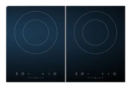 ScanDomestic HOI57T kogeplade Sort Bordplade 56 cm Zone induktionskogeplade 2 zone(s)