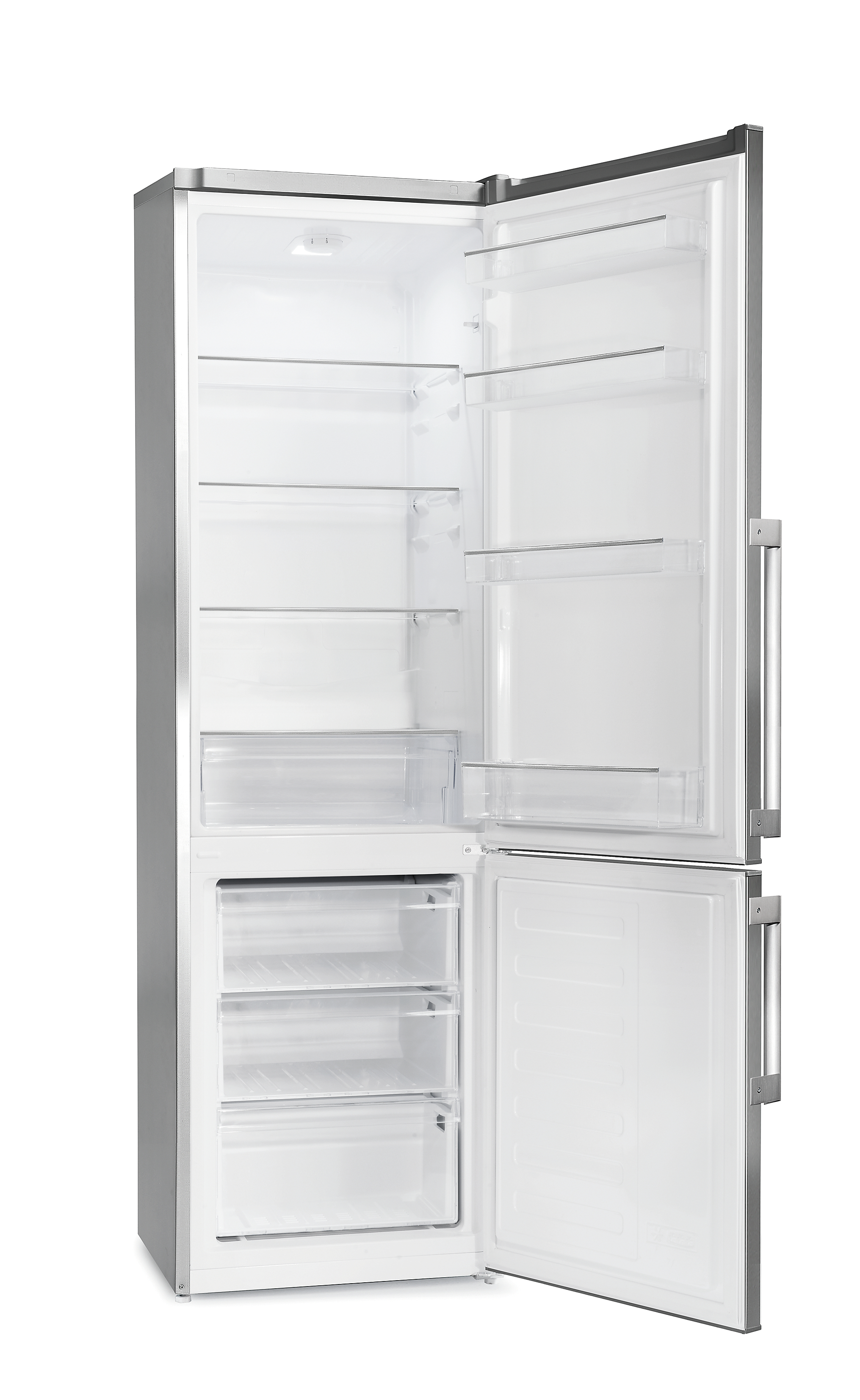 Gram KF 3295-93 X/1 køle-/fryseskab Fritstående 283 L F Rustfrit stål