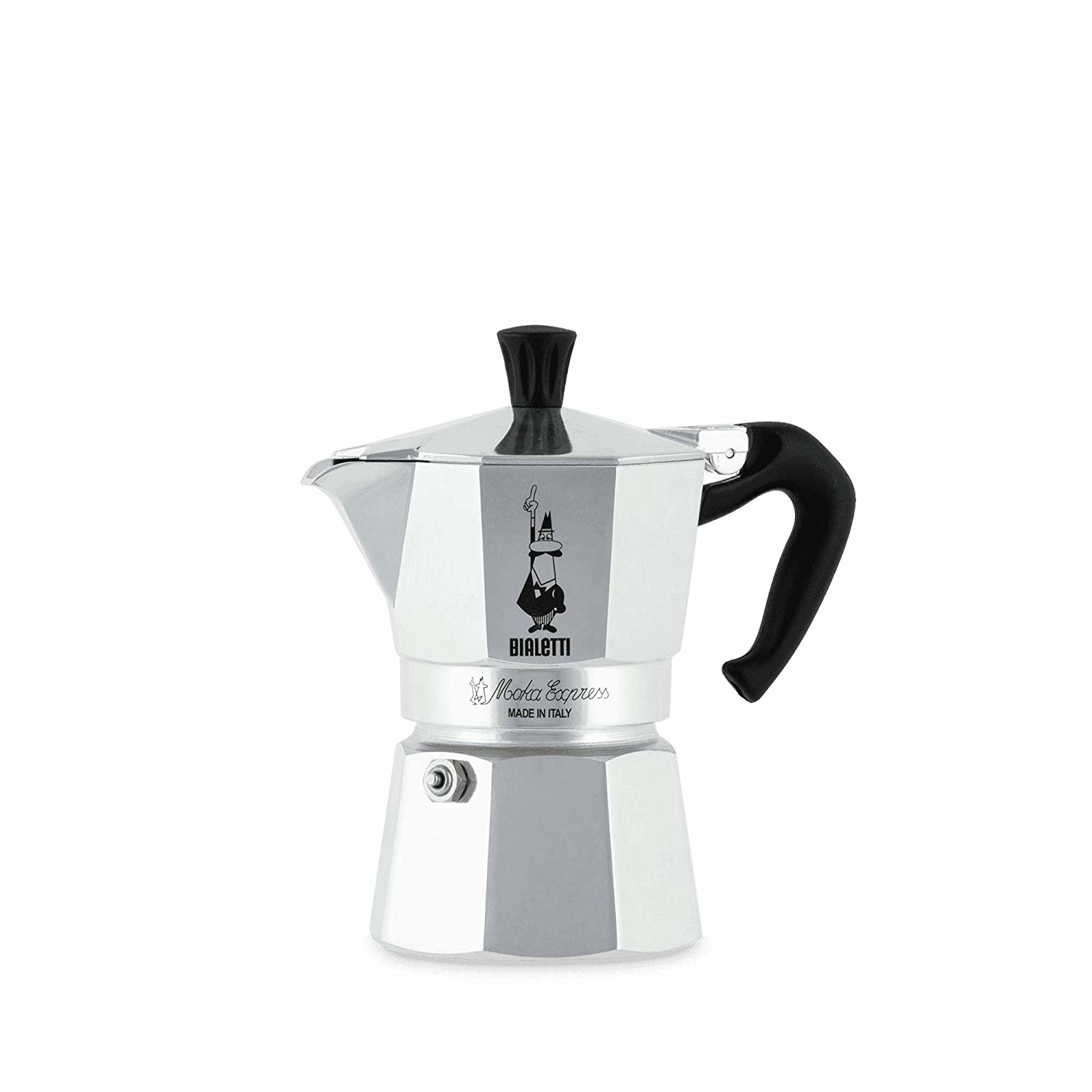 Bialetti Moka Express Moka gryde 0,2 L Aluminium, Sort