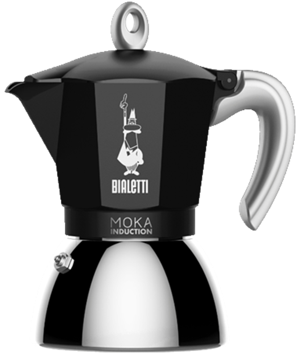 Bialetti Moka Induction Moka gryde 0,9 L Sort