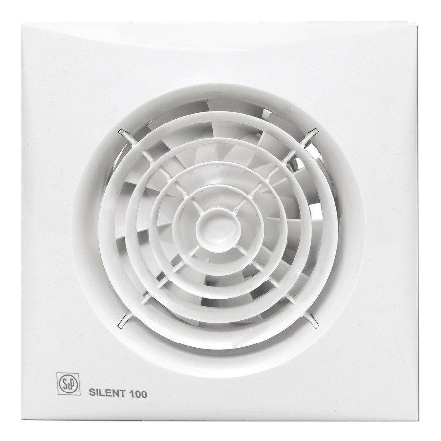 Soler & Palau SILENT-100 CZ udsugningsventilator Væg 95 m³/t 2400 rpm Hvid