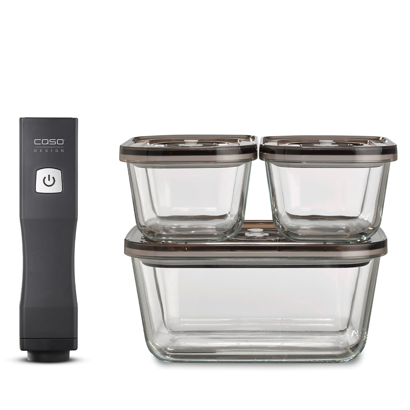 Caso Vacu OneTouch Eco-Set vakuum forsegler 0,4 mbar Sort