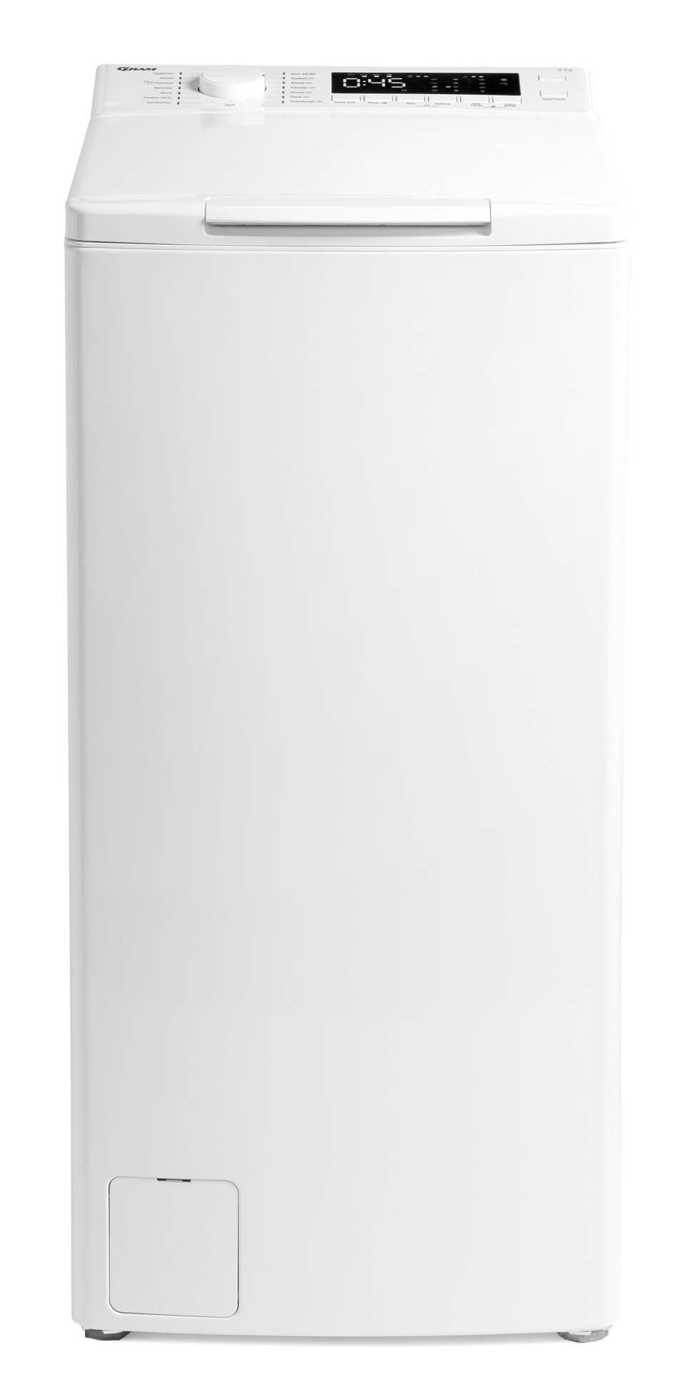 Gram WTL 21813-90 vaskemaskine Top-indlæsning 8 kg 1300 rpm Hvid