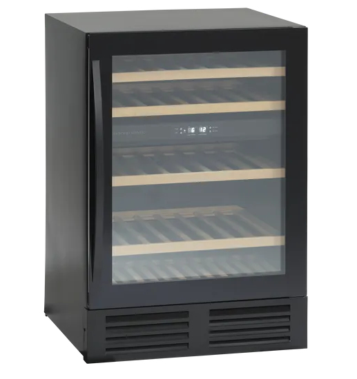 ScanDomestic SV 85 B Fritstående Sort 44 flaske(r)