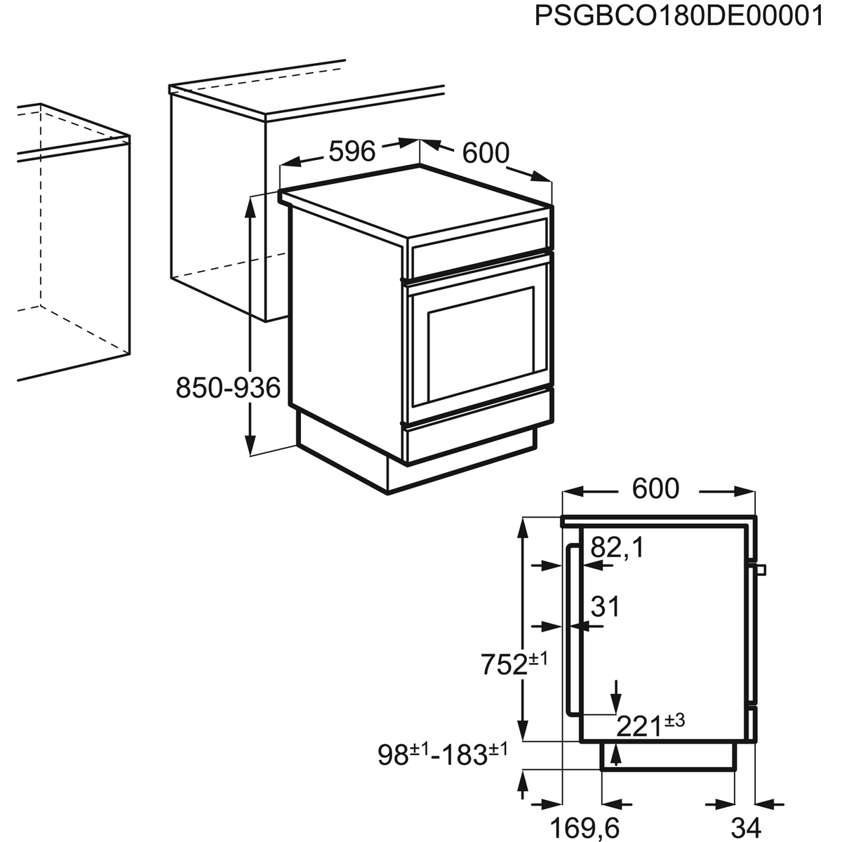 Electrolux LKI6489SOX Komfur