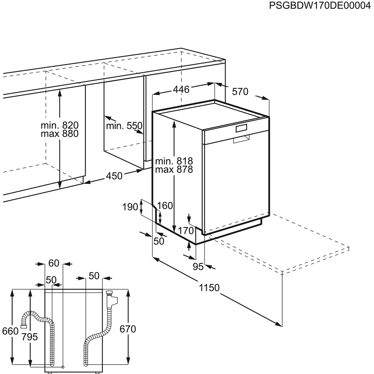 Electrolux ESM63300SW Opvaskemaskine