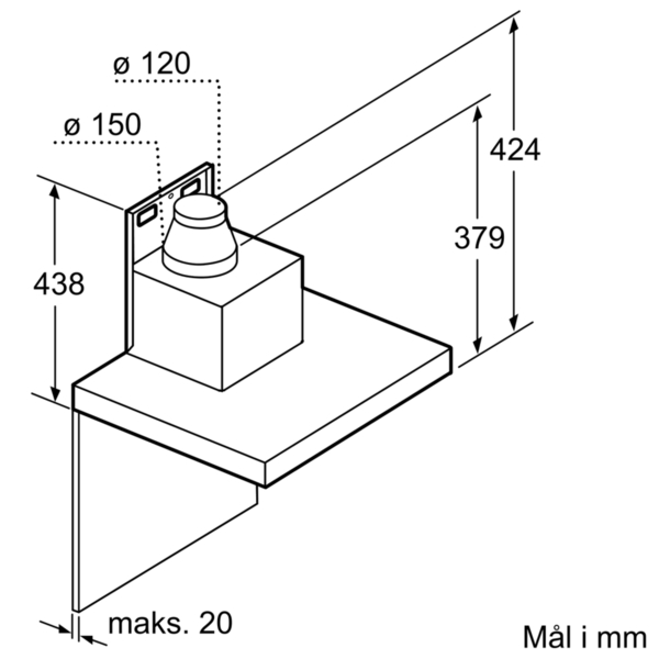 Siemens LC67BIP50 Emhætte Siemens LC67BIP50 Emhætte