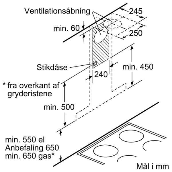 Siemens LC67BIP50 Emhætte Siemens LC67BIP50 Emhætte