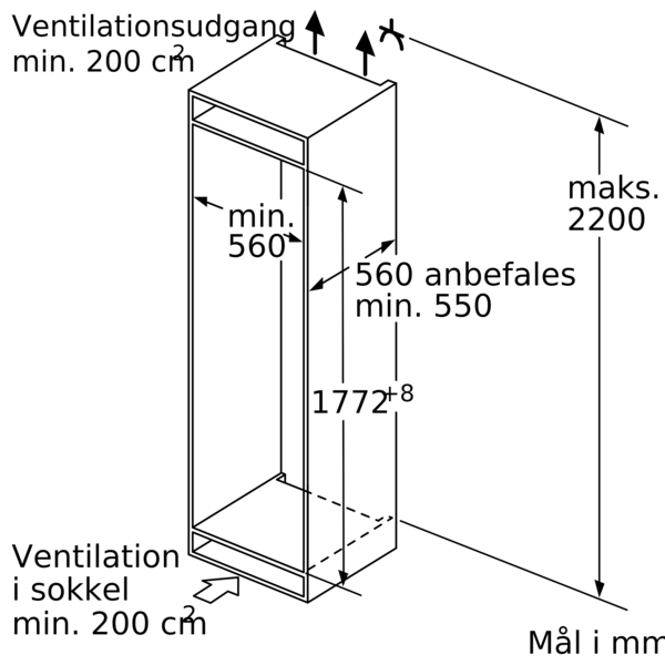 Siemens KI81RAFE1 Køleskab