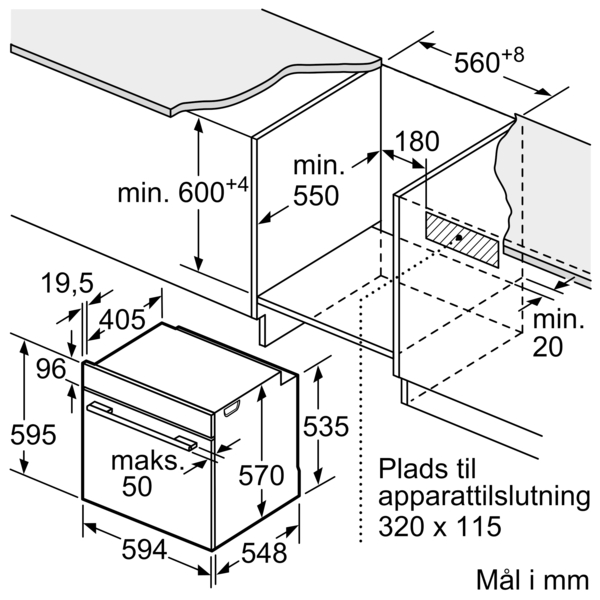 Siemens HB510ABV0S Ovn Siemens HB510ABV0S Ovn